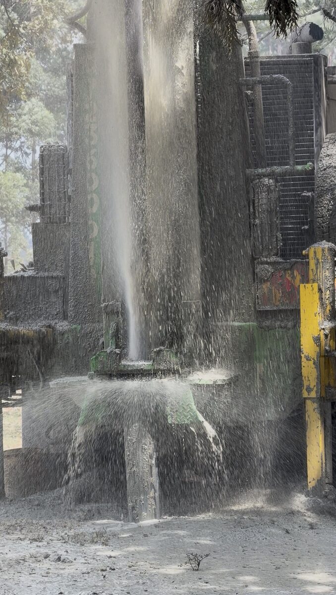 Water strike during borehole drilling at Mutwot Comprehensive School, Simat, Eldoret